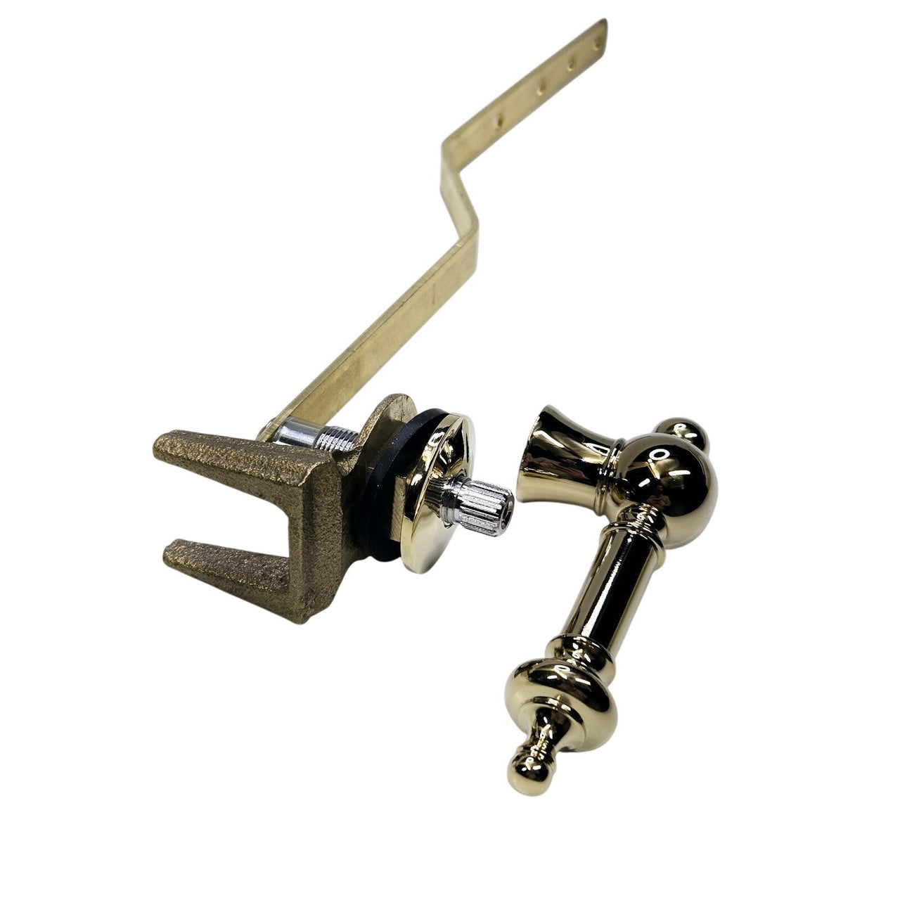 Signature Hardware 400748 Herne Brass Toilet Tank Handle - Polished Brass