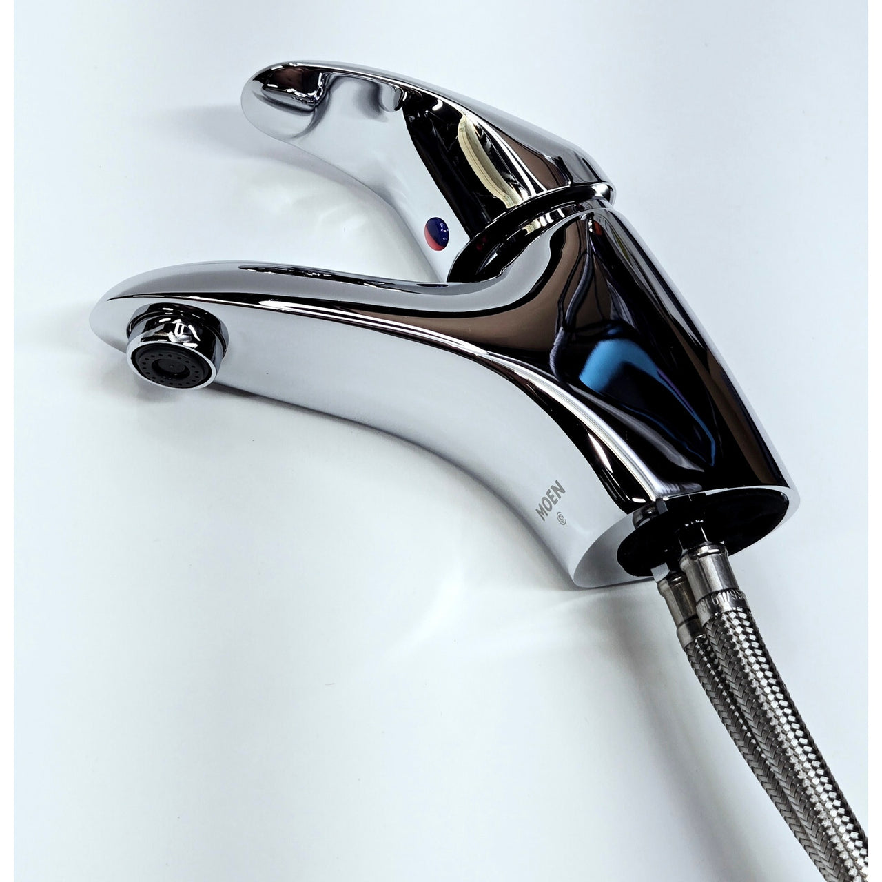 Moen 8417F05 M-DURA Single Handle Single Hole Bathroom Faucet - Chrome