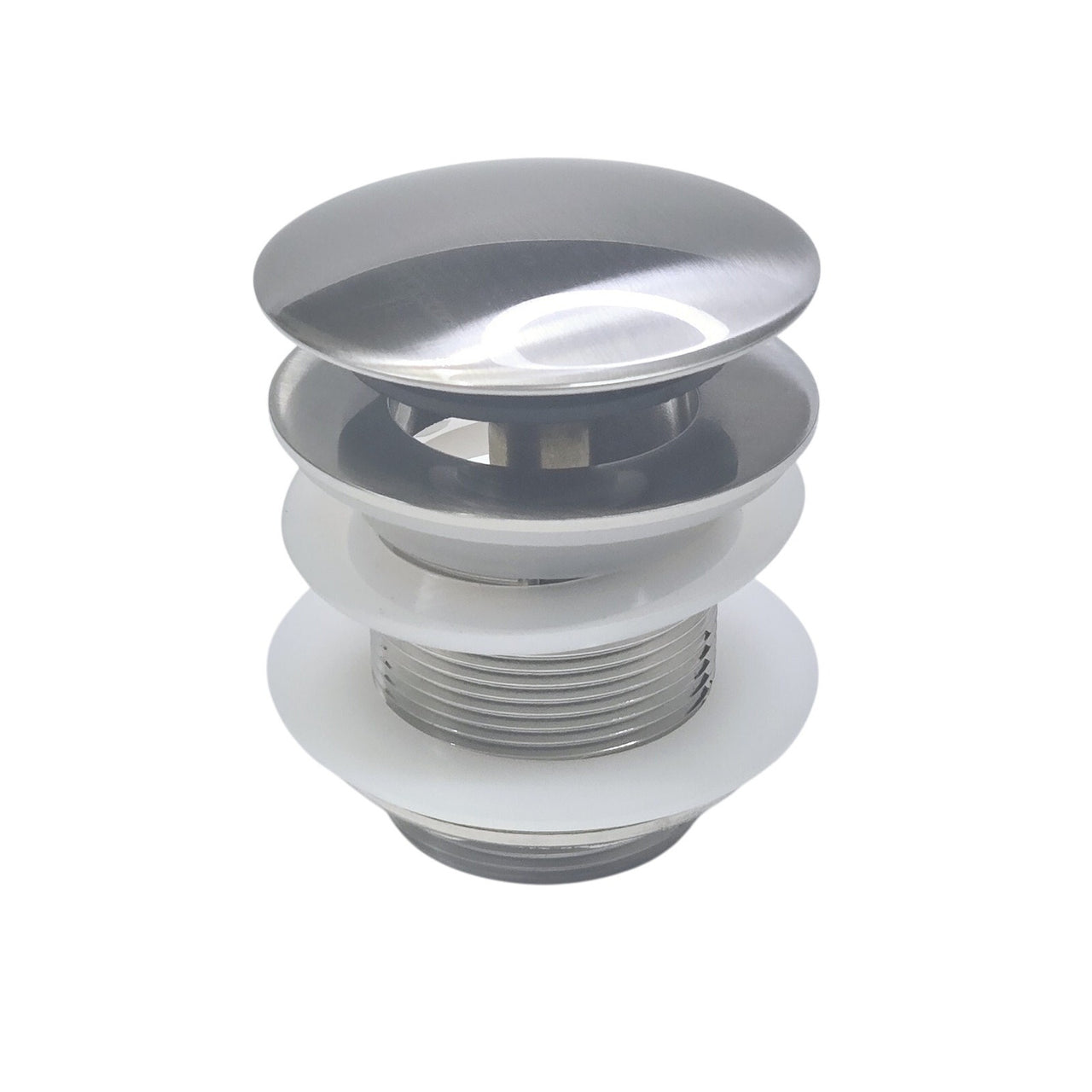 Mountain Plumbing BDWOF-ST/BRN Soft Pop Up Tub Drain - Brushed Nickel