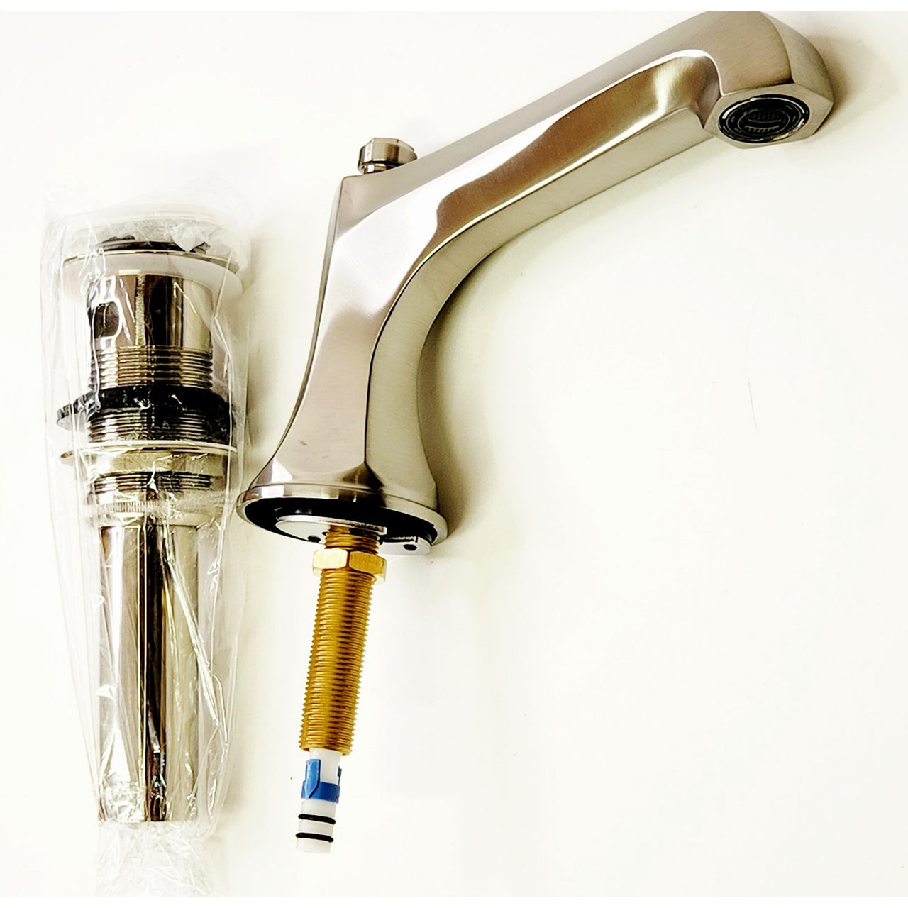 Signature Hardware SHEL449002BN Elita Faucet (less handles) - Brushed Nickel