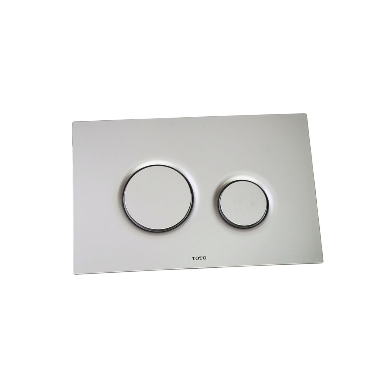 Toto YT930#MS Dual Button White Flush Actuator - Matte Silver READ