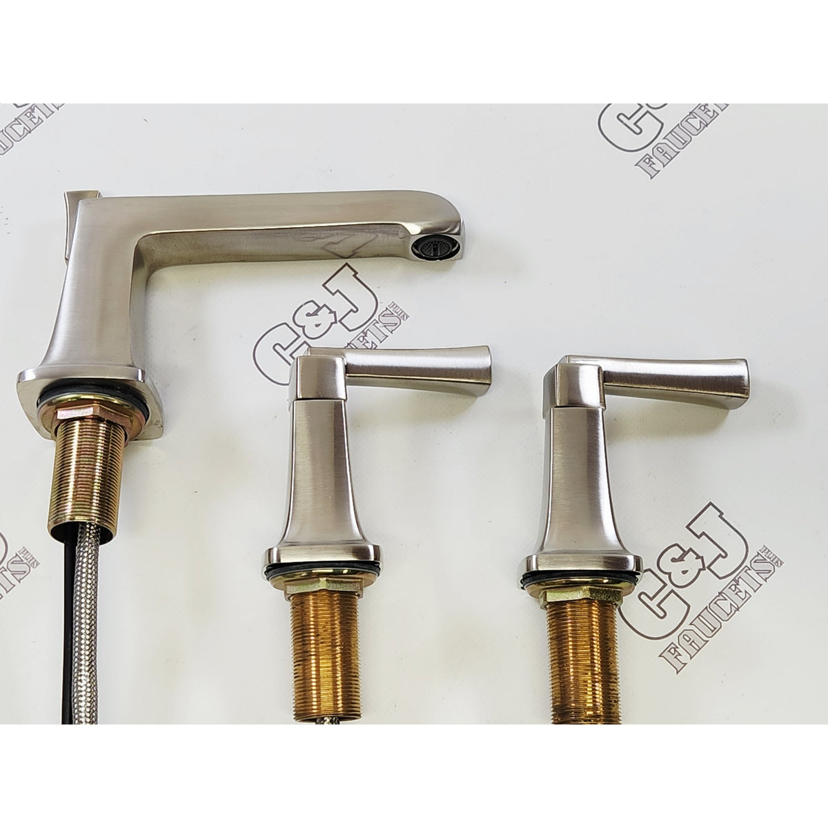 American Standard 7353841.295 Townsend 1.2GPM Widespread Faucet - Brushed Nickel