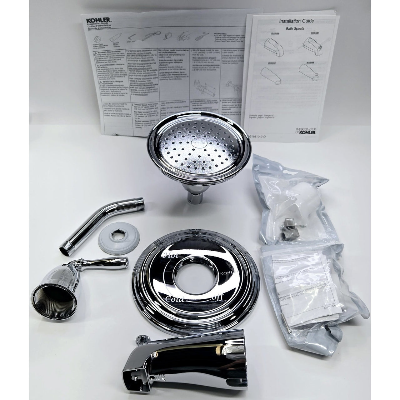 Kohler TS395-4S-CP Devonshire Tub and Shower Trim Kit - Polished Chrome