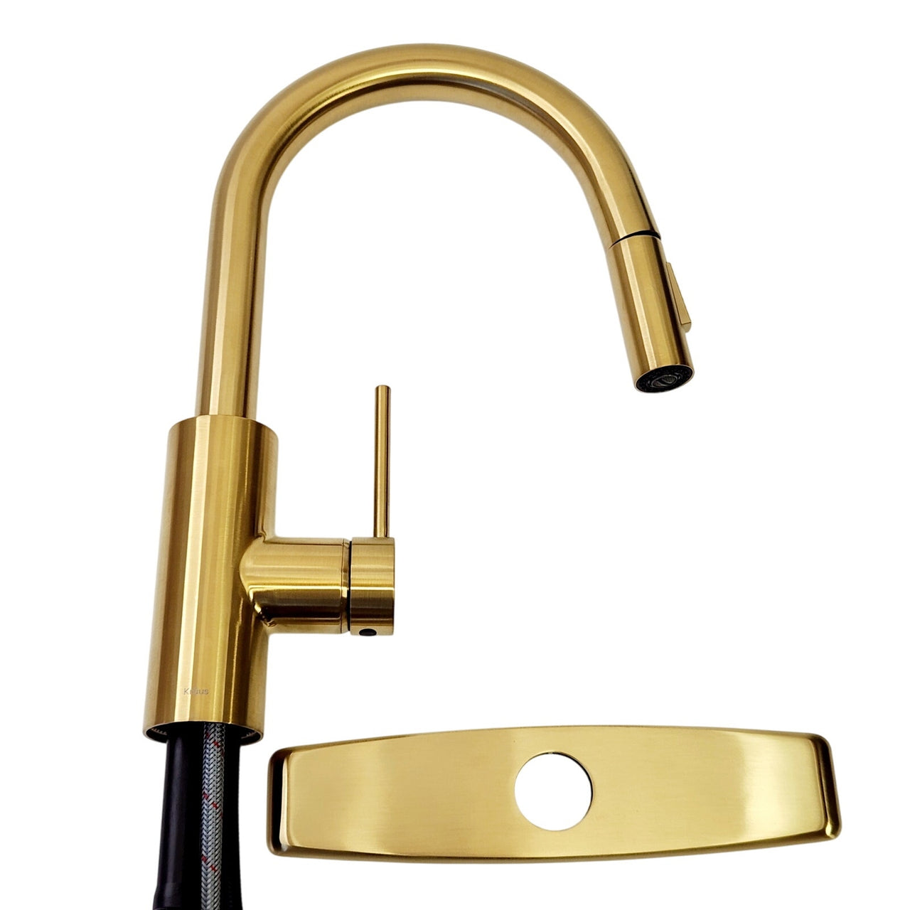 Kraus KPF-2620BB Oletto 1.75 GPM Pull Down Kitchen Faucet - Brushed Brass