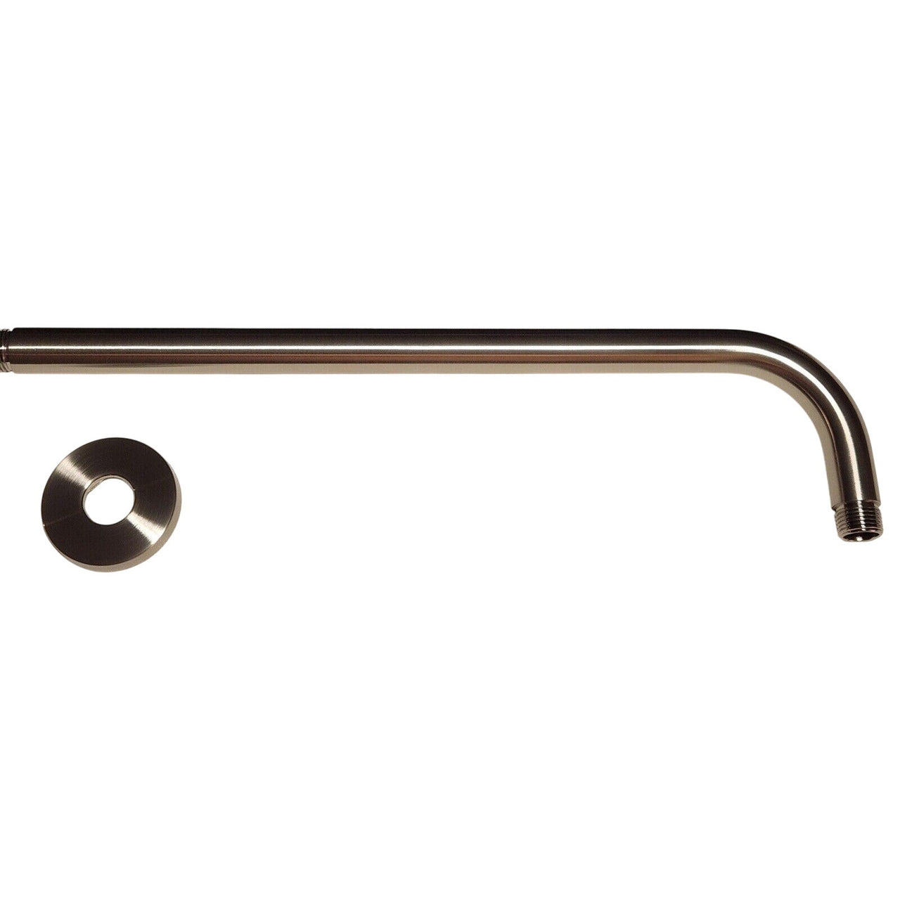 Miseno MNOSA216ZBN 16-5/16" Wall Mounted Shower Arm and Flange - Brushed Nickel