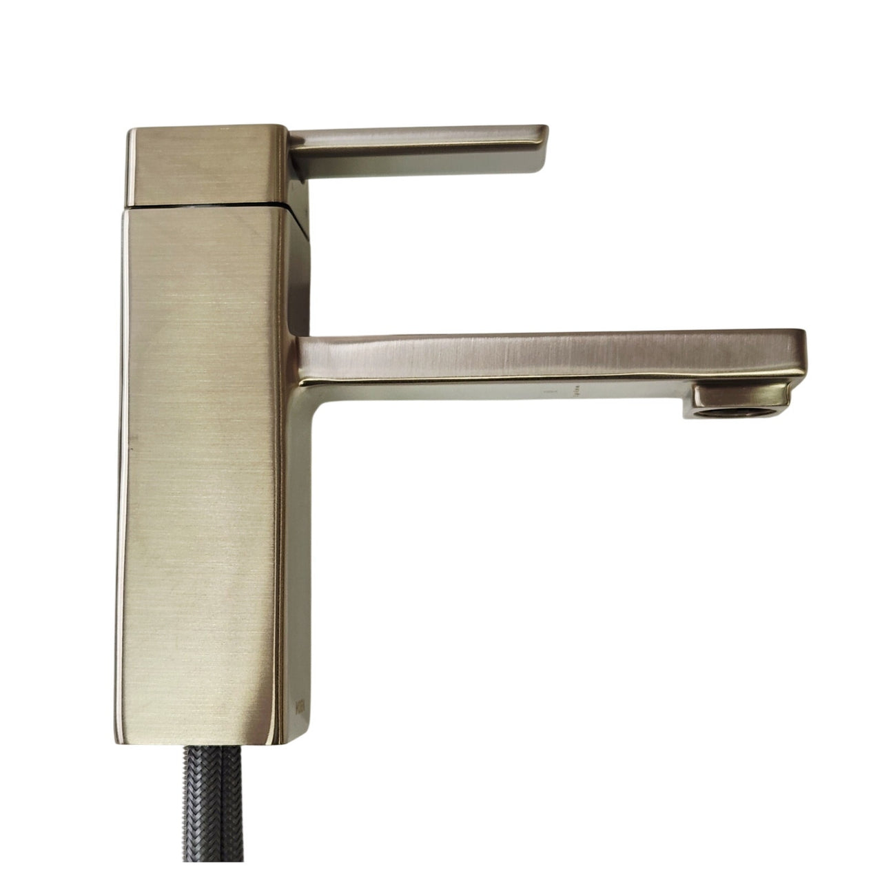 Moen S6710BN 90 Degree 1.2 GPM Single Hole Bathroom Faucet - Brushed Nickel