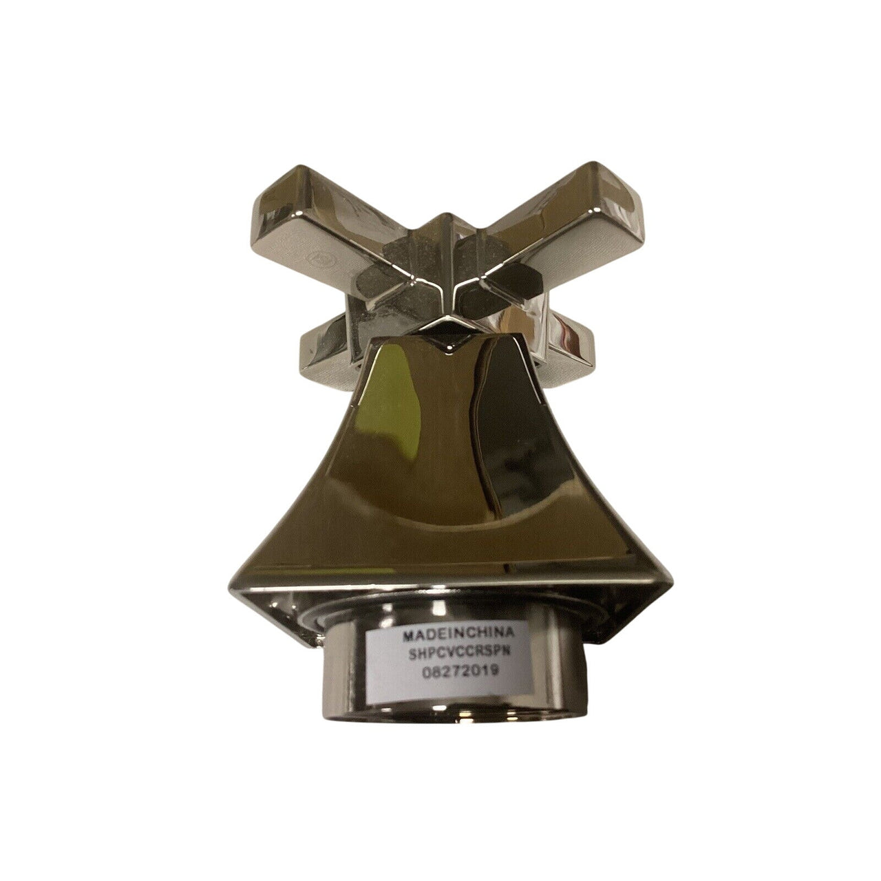 Signature Hardware 448249 Pinecrest Volume Control Cross Handle -Polished Nickel