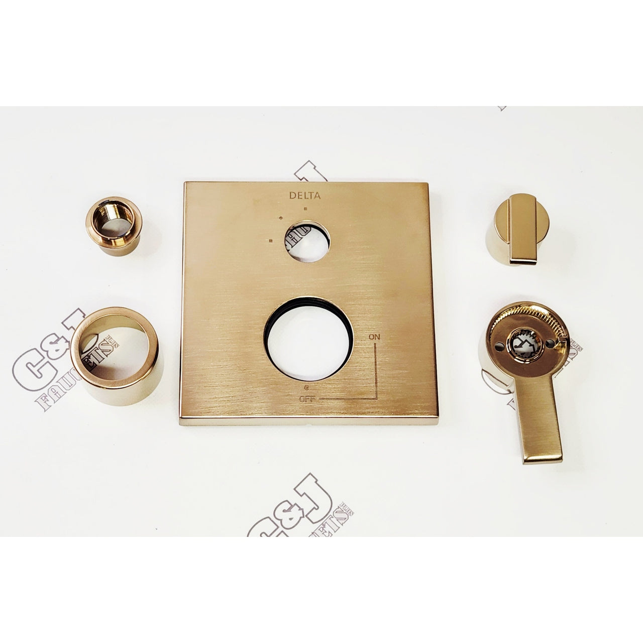 Delta T27867-CZ Ara 3-Function Diverter Valve Trim - Champagne Bronze