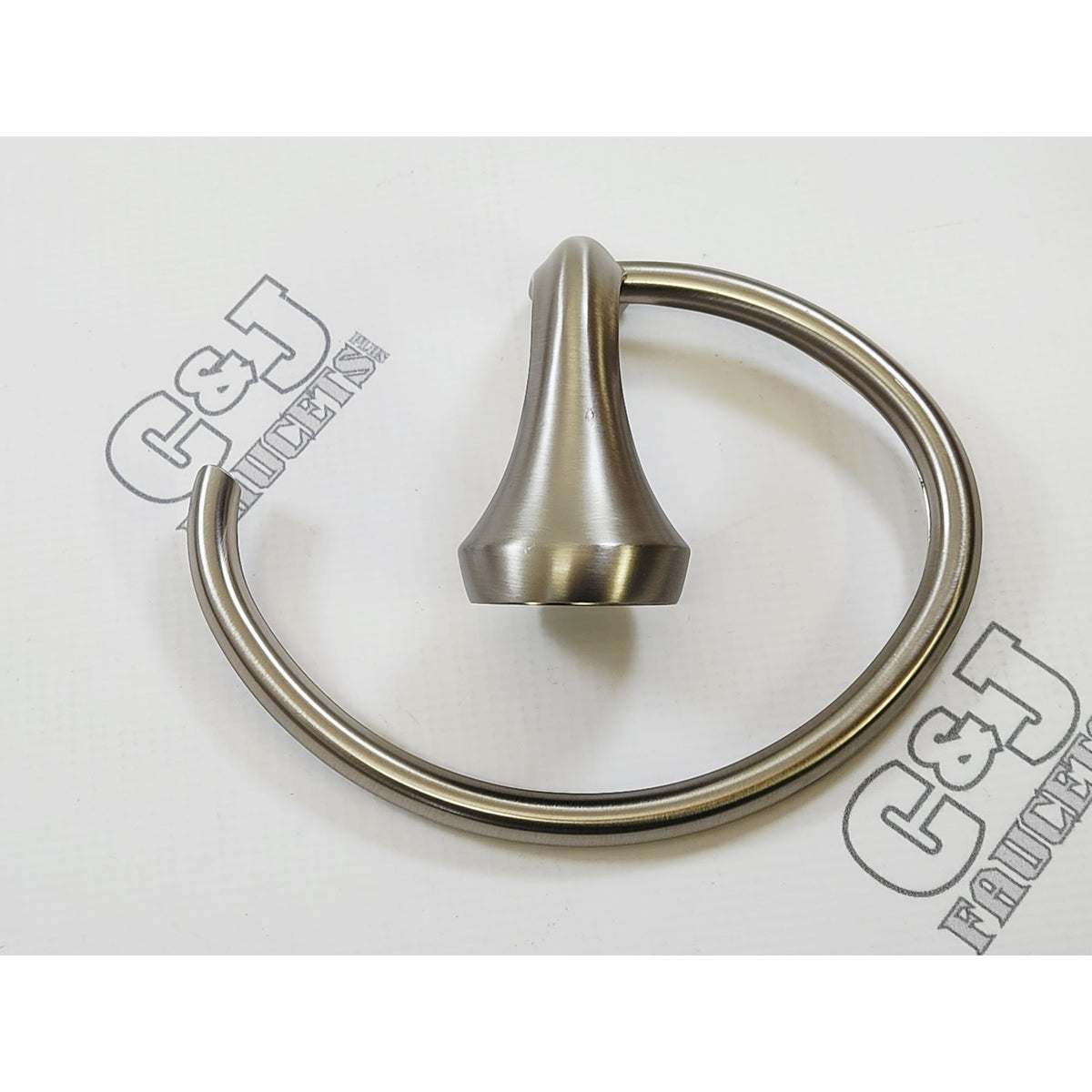 Moen YB2886BN Eva Bathroom Wall Mount Towel Ring Holder - Brushed Nickel READ