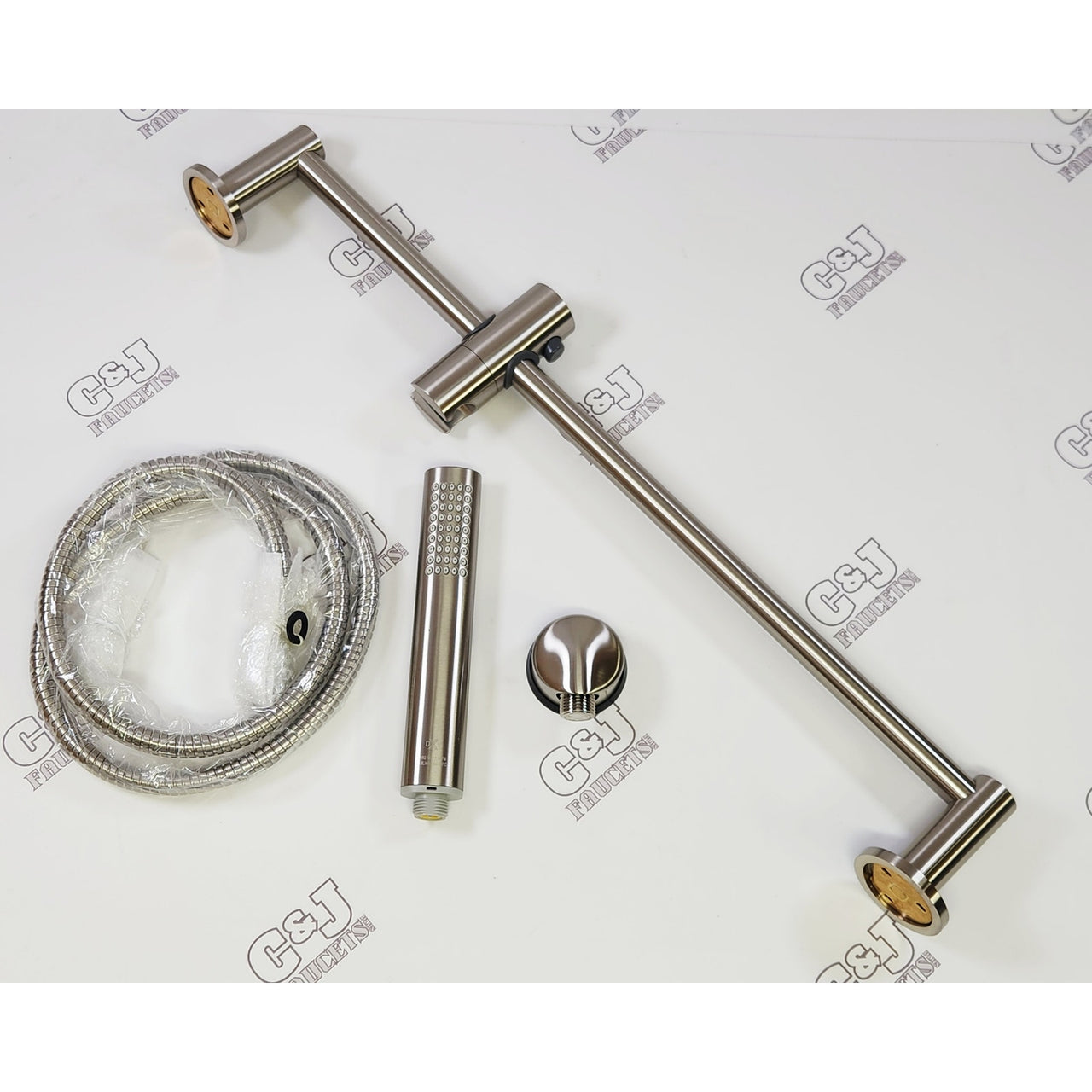 DXV D3510579C.144 Percy 1.8 GPM 24" Hand Shower Set - Brushed Nickel