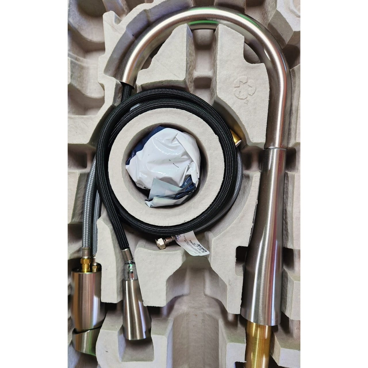 Kohler 647-VS Simplice Kitchen Faucet with Pull-Down Sprayer - Vibrant Stainless