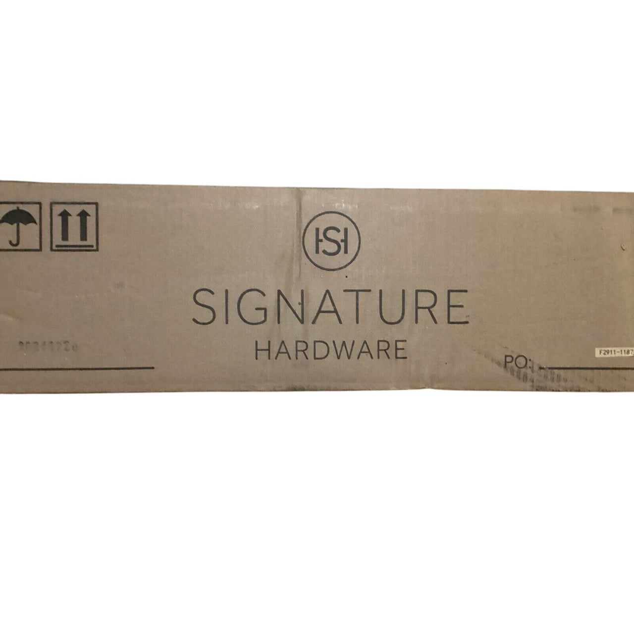 Signature Hardware SHPE350WH Pentero Fireclay Pedestal Base ONLY - White