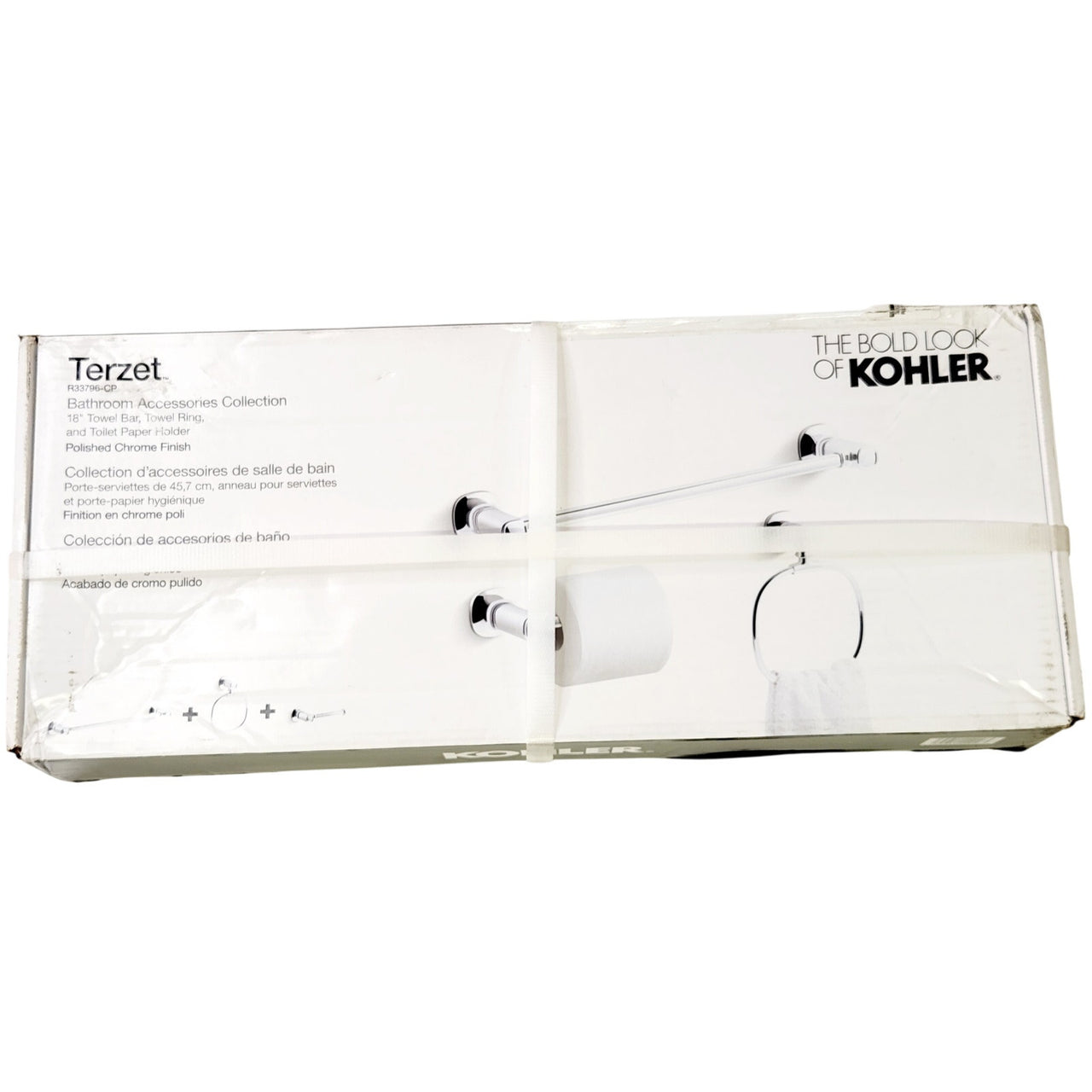 Kohler R33796-CP Terzet 3-piece Bath Accessory Set - Chrome