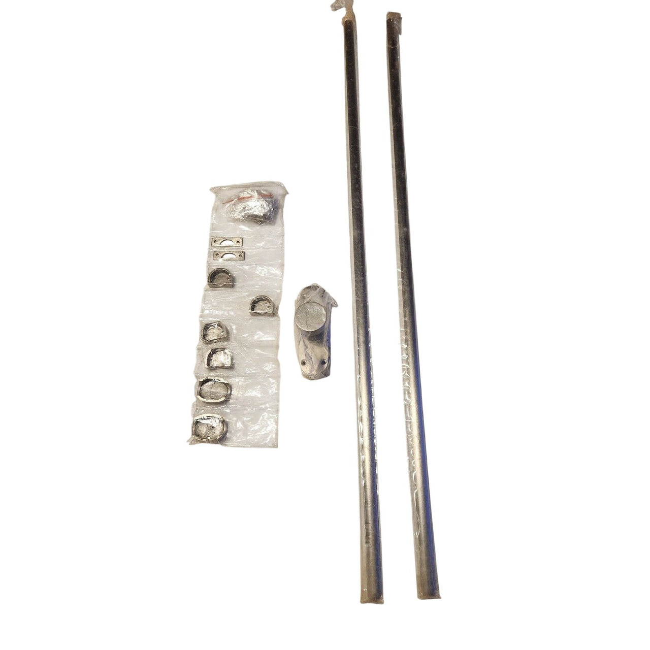 Signature Hardware 482854 Sungrove Metal Window Cremone Bolt - Brushed Nickel