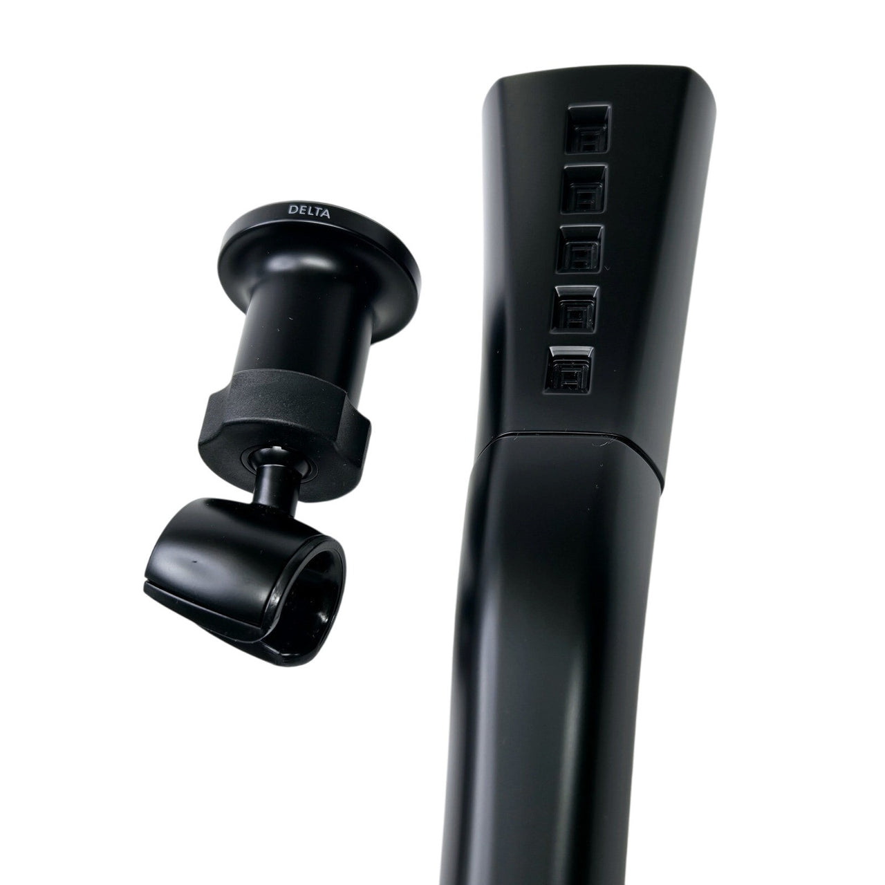 Delta 55421-BL Single-Setting H2Okinetic Wall Mount Hand Shower - Matte Black