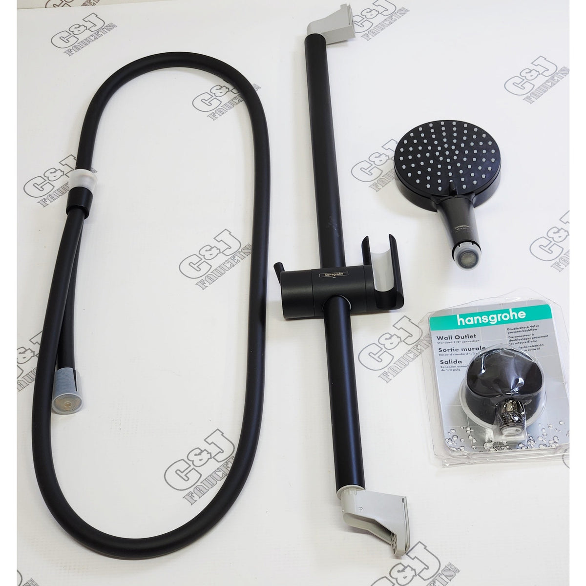 hansgrohe 04970670 Vernis Blend 1.75 GPM Handshower Set - Matte Black