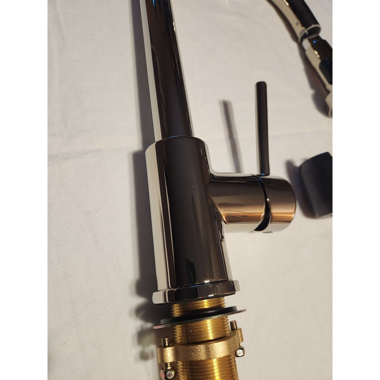 Signature Hardware 465187 Ridgeway Pull-Down Kitchen Faucet - Polished Nickel