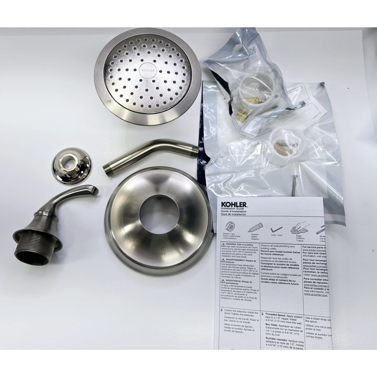Kohler TS10276-4-BN Forte 1-handle Shower Faucet Trim - Brushed Nickel *READ