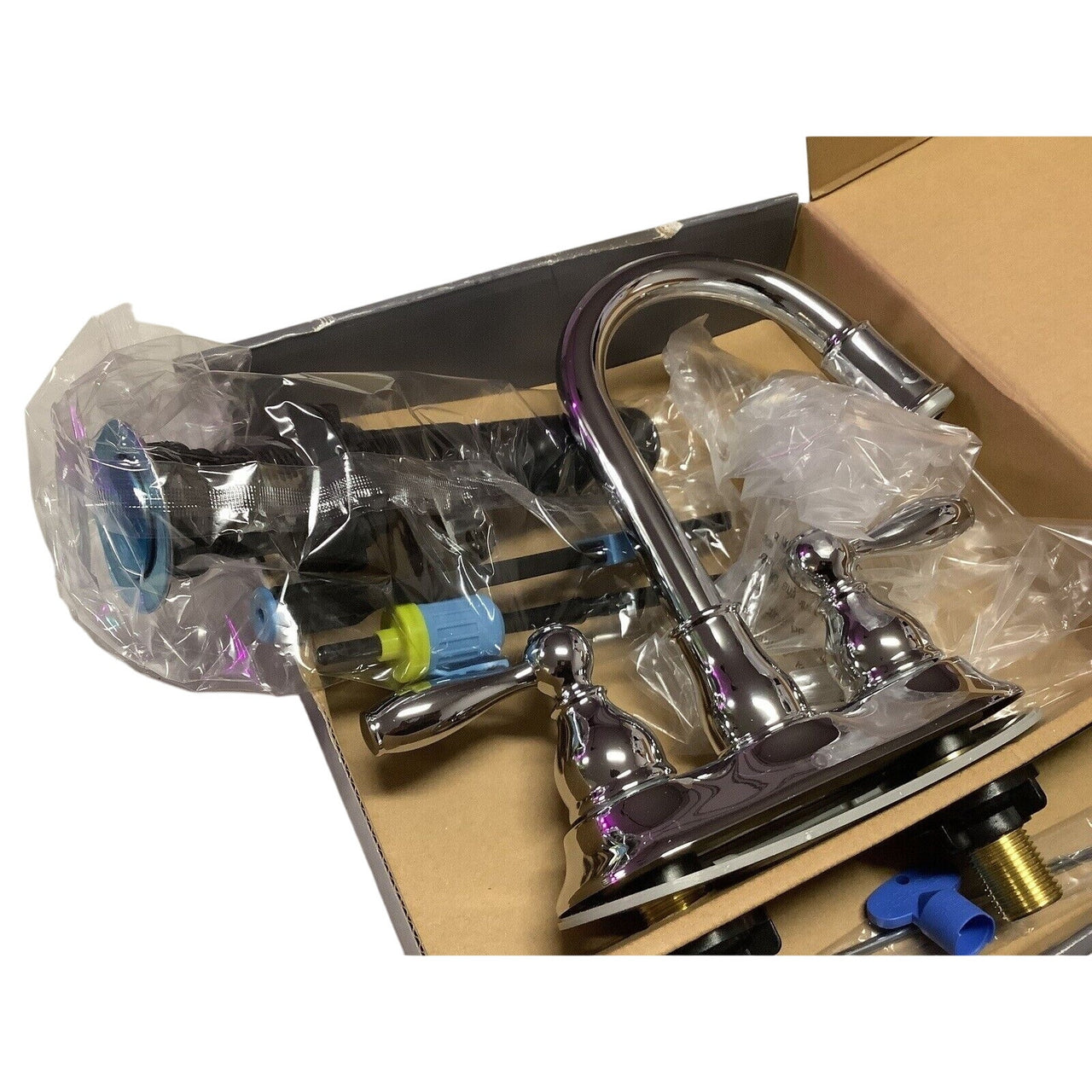 Glacier Bay 1001 700 852 Mandouri Centerset LED Bathroom Faucet - Chrome