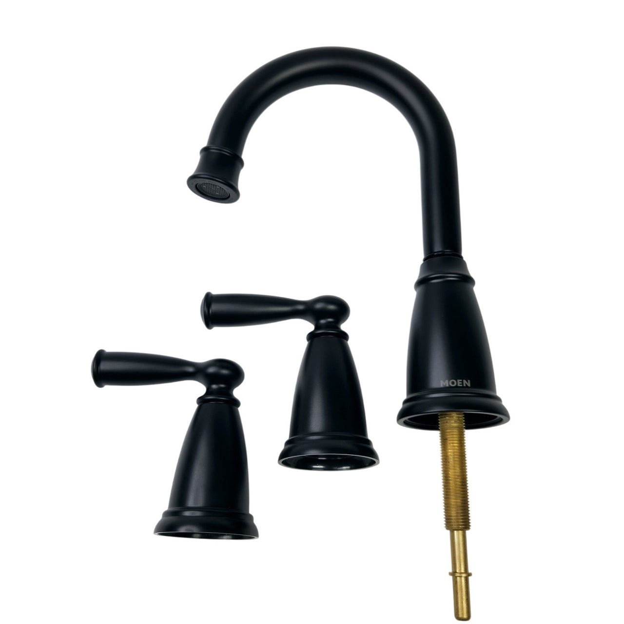 Moen 84947BL Banbury 8 in. Widespread High-Arc Bathroom Faucet - Matte Black