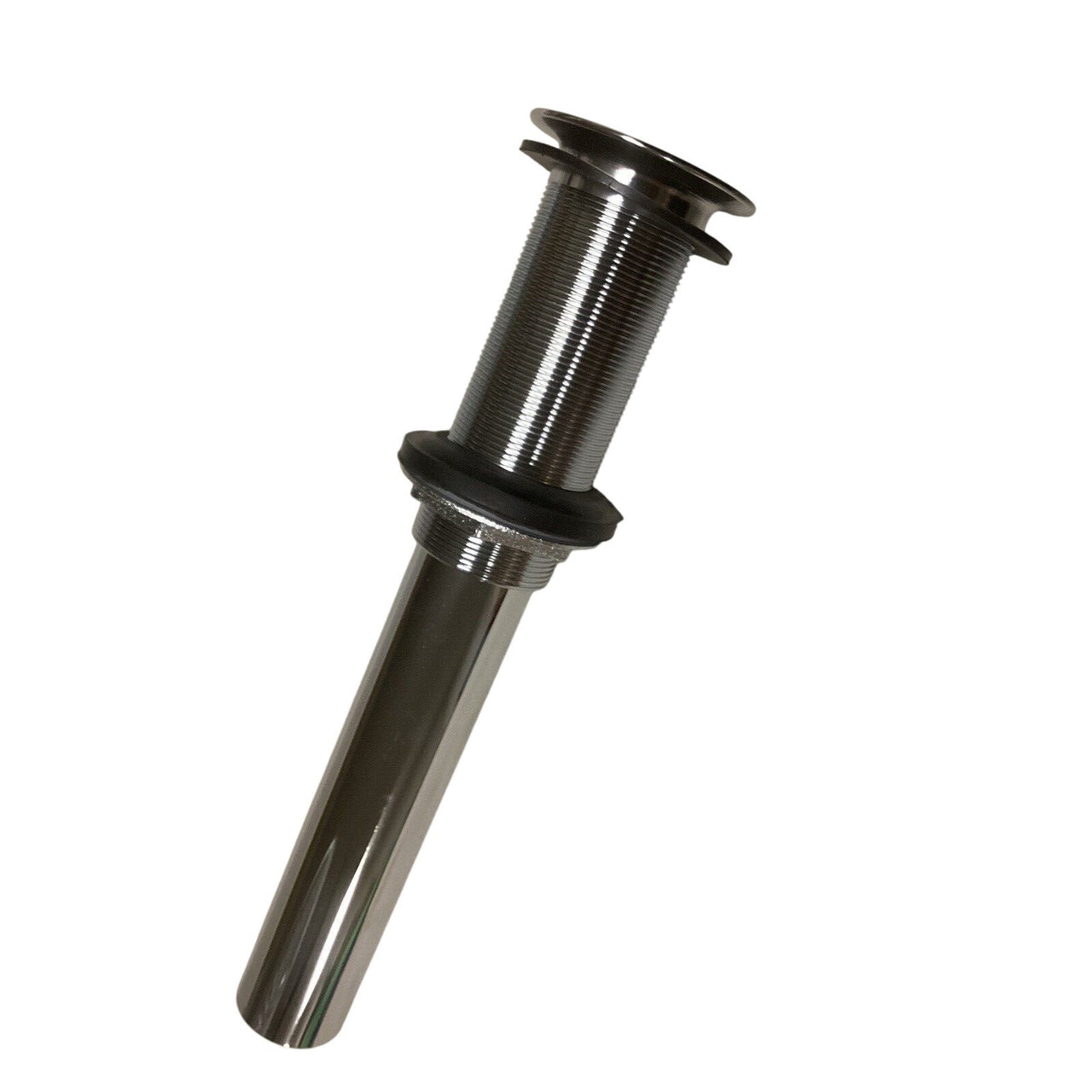 Signature Hardware 432999 Extended Press Type Pop-Up Bathroom Drain - Chrome