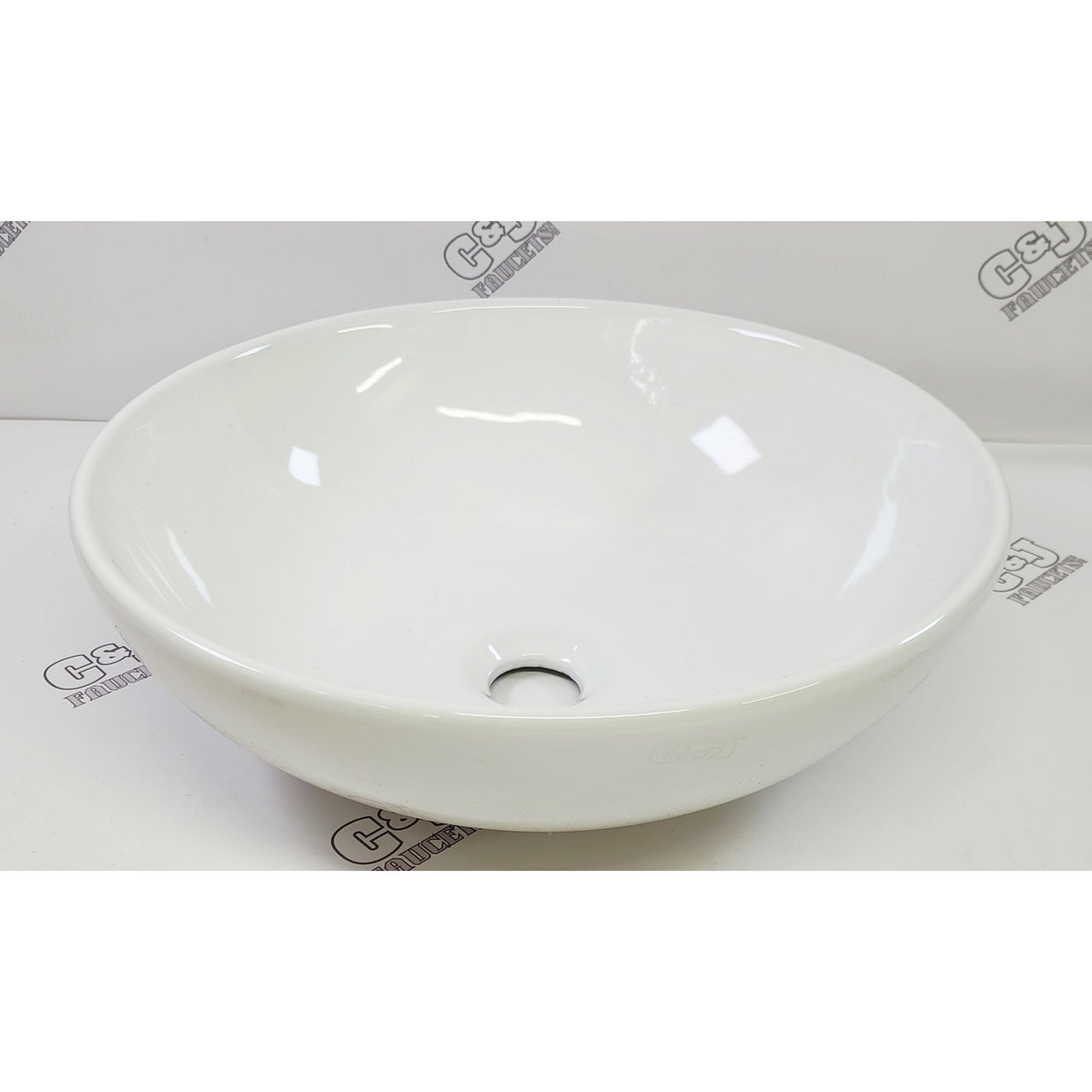 Signature Hardware 447953 Sarasota 16" Fireclay Vessel Bathroom Sink - White