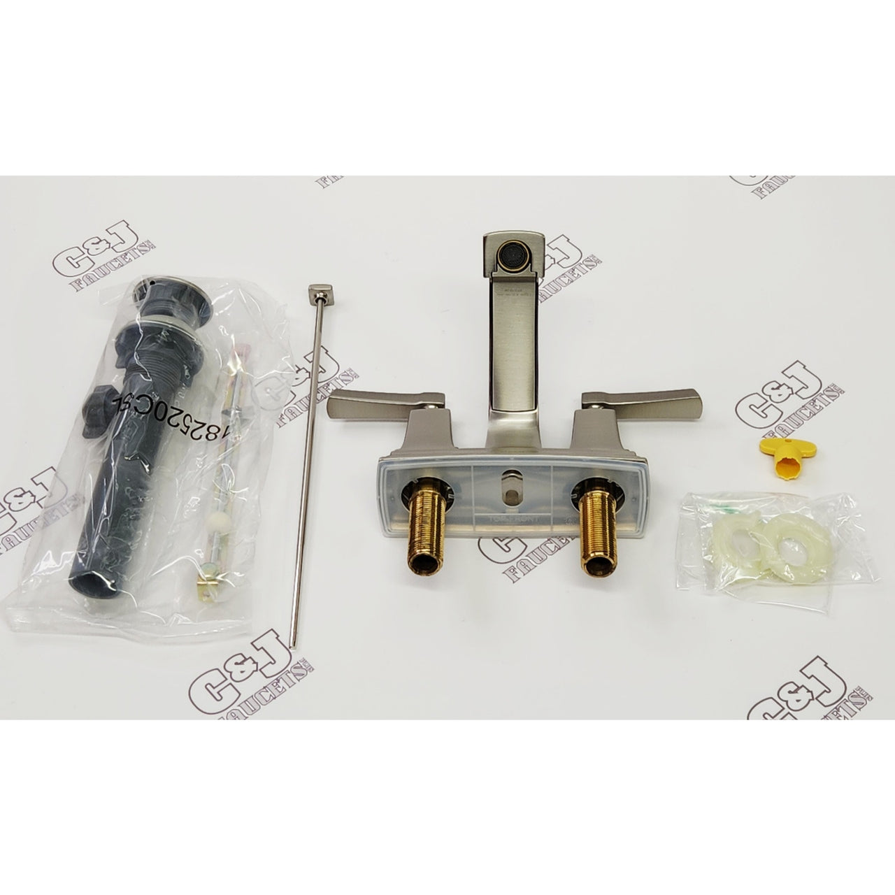 Moen WS84800SRN Boardwalk 1.2 GPM Centerset Bathroom Faucet - Brushed Nickel