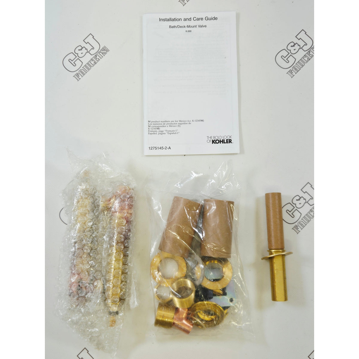 Kohler 300-K-NA 1/2" High Flow Valve System - No Finish