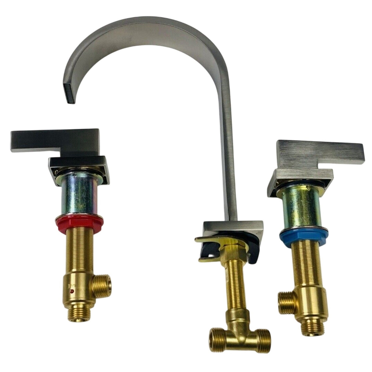 Signature Hardware 353652 Ultra Widespread Bathroom Faucet - Brushed Nickel