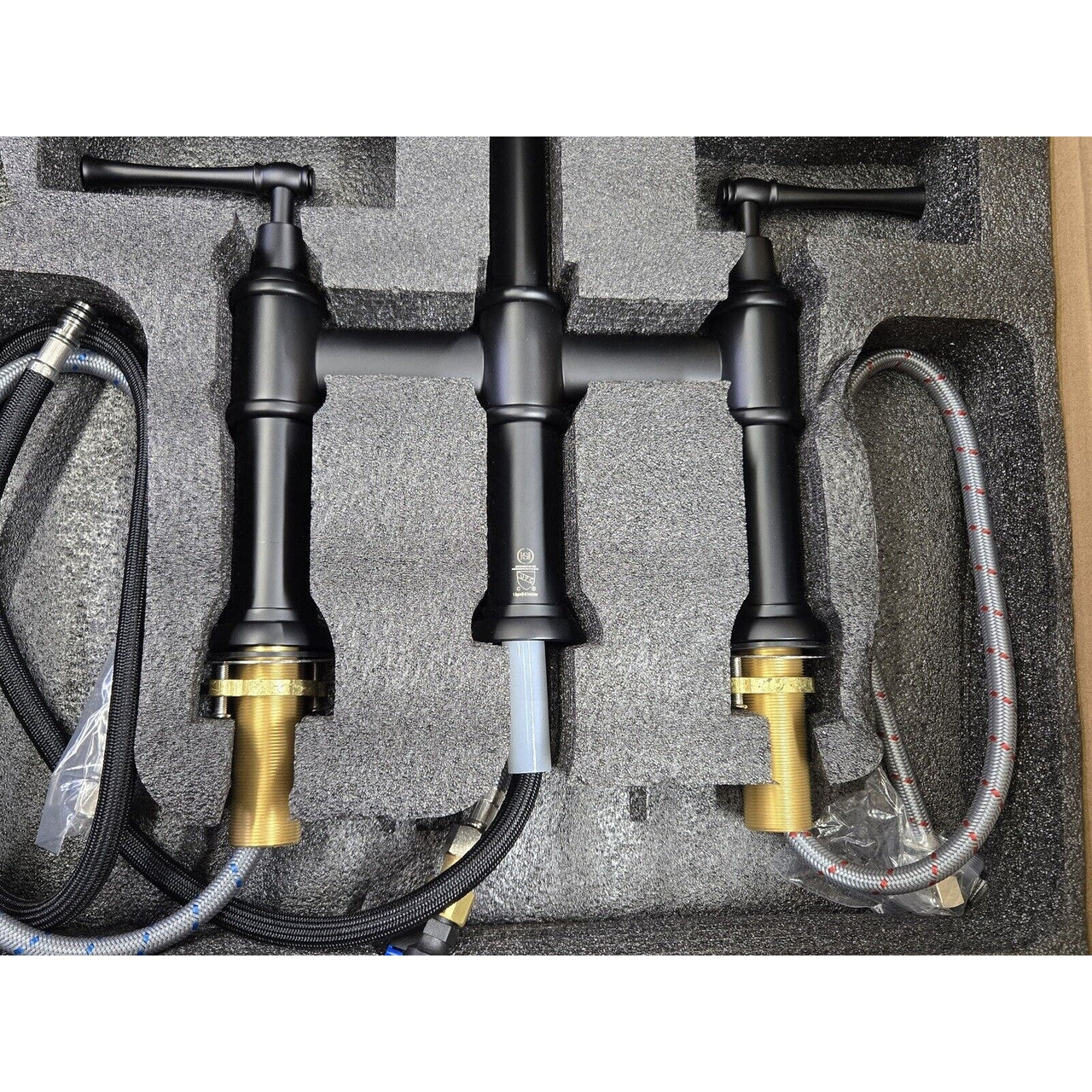 Signature Hardware 455766 Hurston Pull-Down Kitchen Faucet - Matte Black *READ