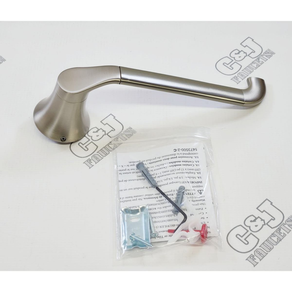 Kohler 27396-BN Simplice 9" Bathroom Towel Arm - Brushed Nickel READ