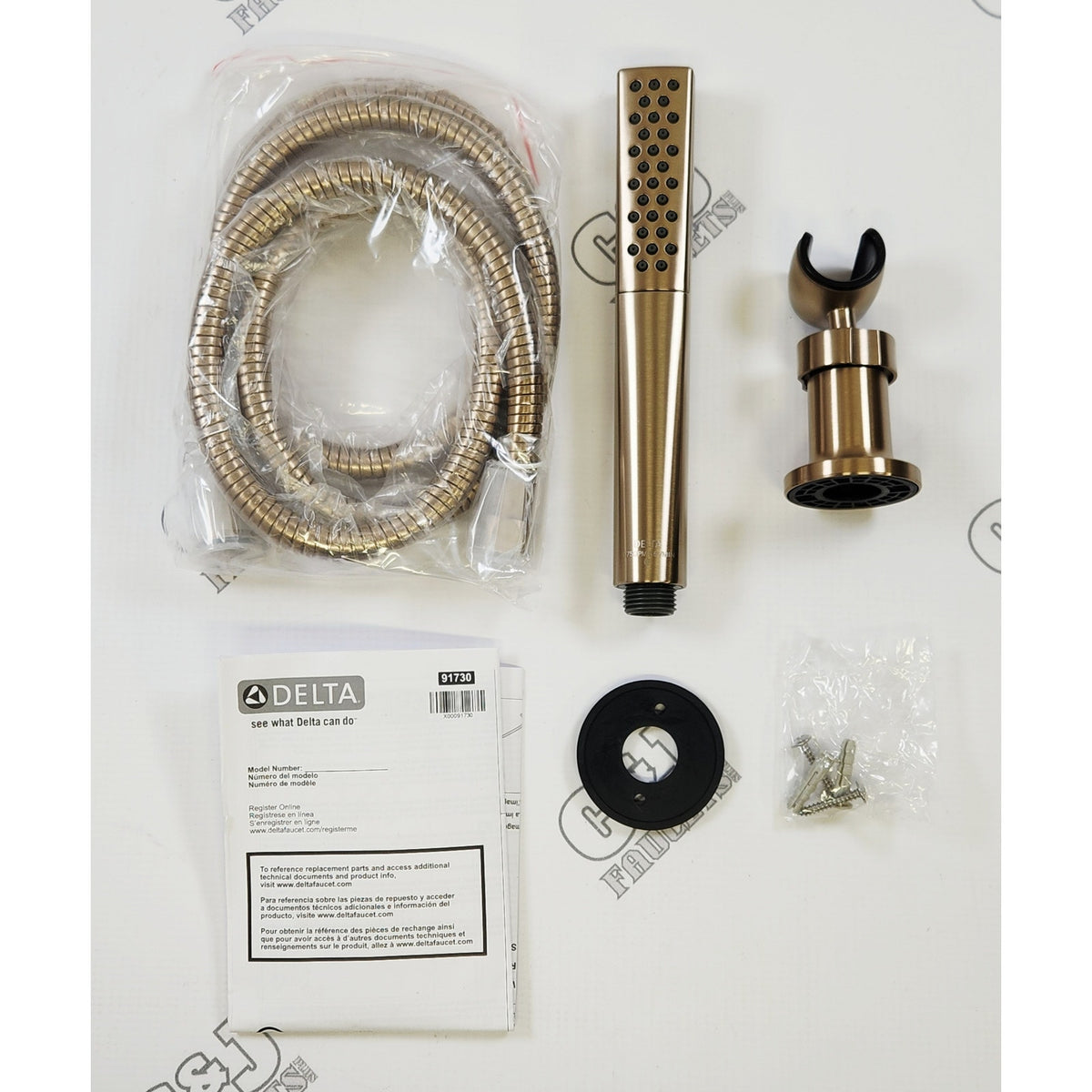 Delta 55808-CZ-PR 1.75 GPM Single Setting Hand Shower -Lumicoat Champagne Bronze