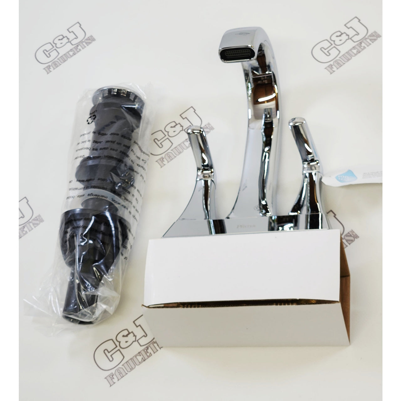 Pfister LF-048-BIEC Bruxie 4" Centerset Bathroom Faucet - Polished Chrome READ