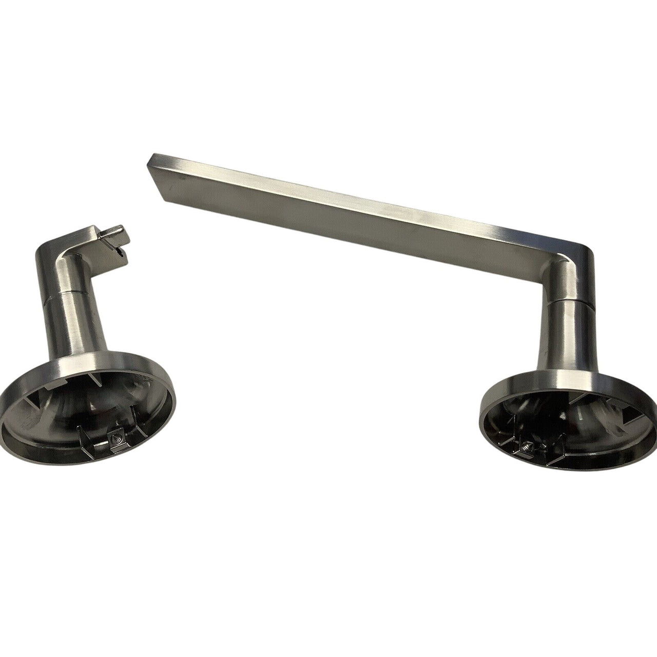 Signature Hardware 466406 Lentz Pivoting Toilet Paper Holder - Brushed Nickel