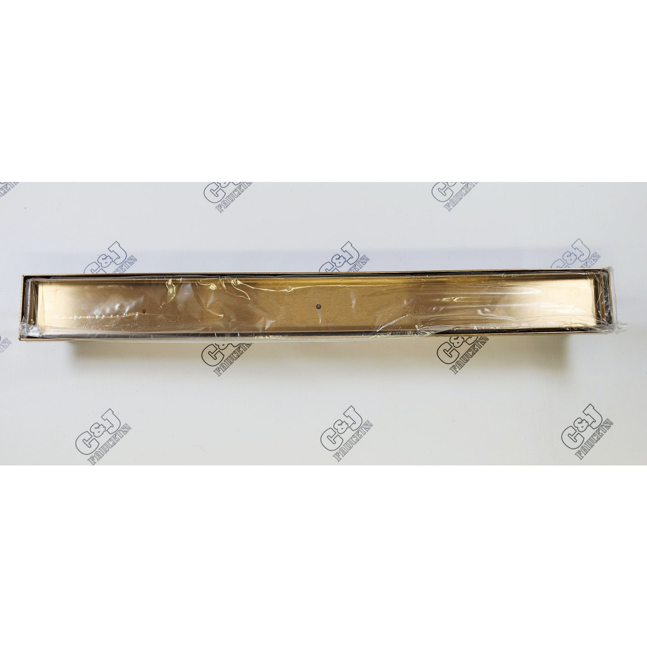Signature Hardware 561557 28" Linear Shower Drain - Brushed Gold