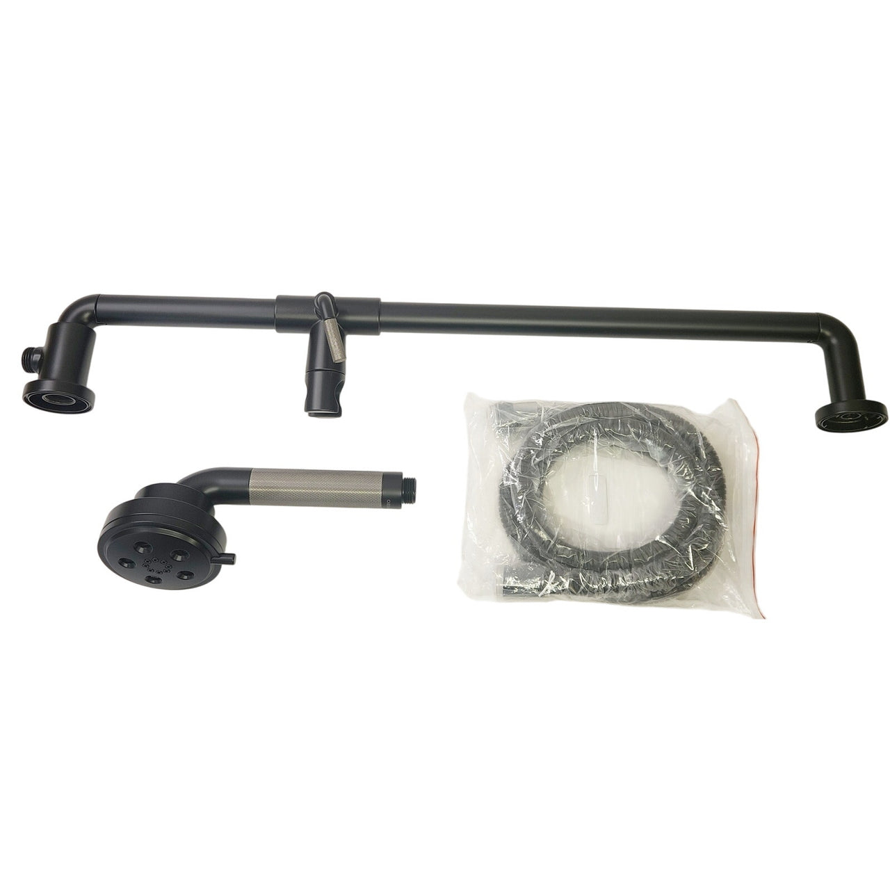 Brizo 85735-BLSL Litze Multi Function Hand Shower Set - Matte Black/Luxe Steel