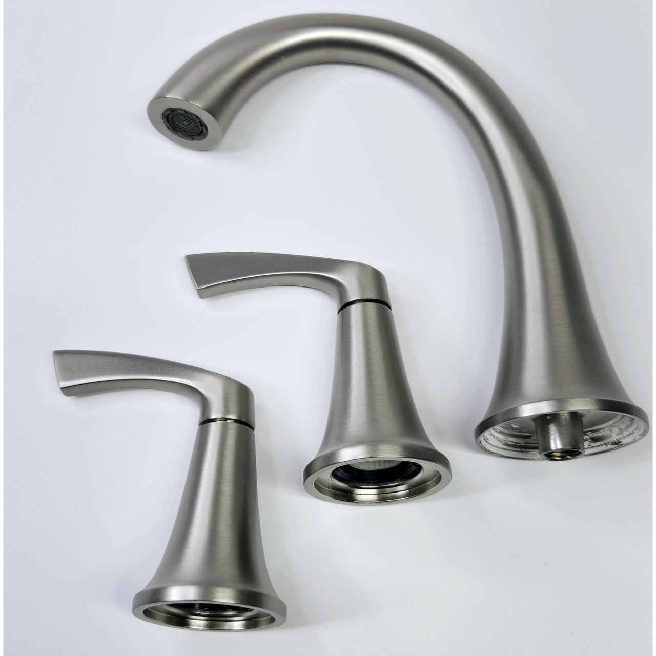 Moen 84468SRN Korek Widespread High-Arc Bathroom Faucet - Brushed Nickel