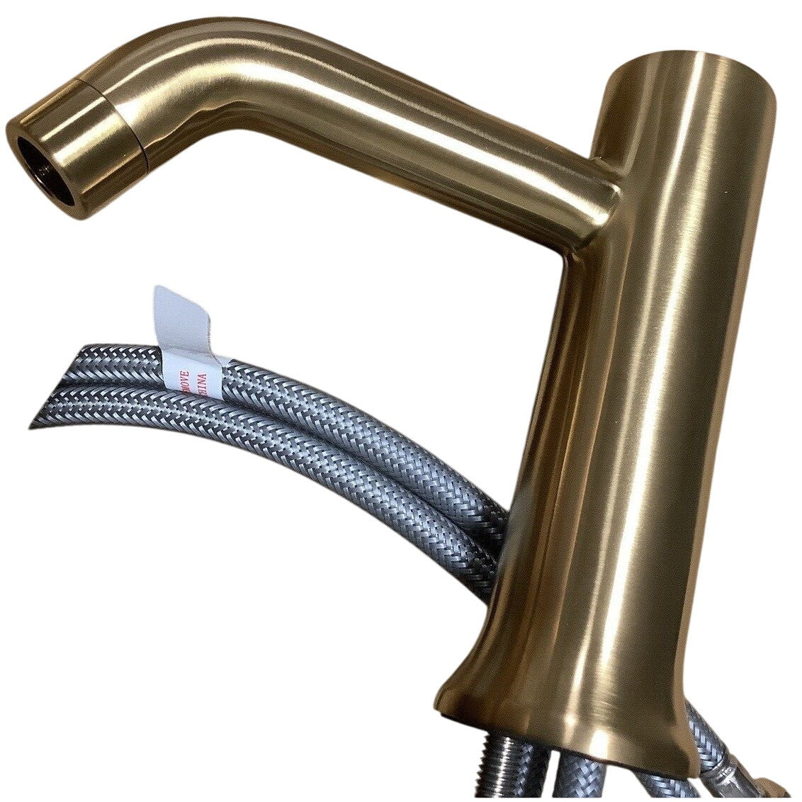 Signature Hardware 466418 Lentz 1.2 GPM Single Hole Bathroom Faucet - Brush Gold