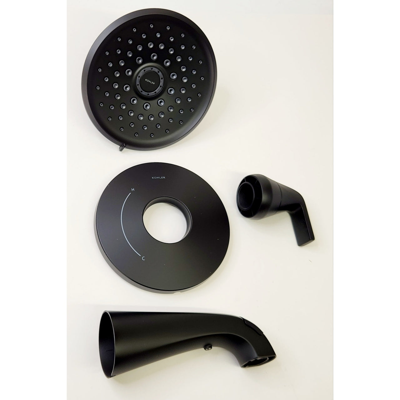 Kohler R26929-4G-BL Cursiva 1.75 GPM Tub and Shower Faucet - Matte Black