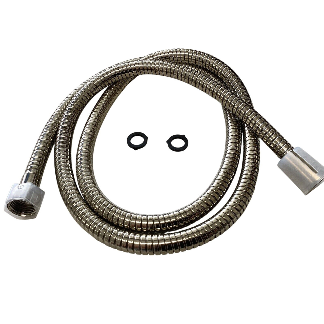 Signature Hardware 449696 60" Stretchable Hand Shower Hose - Polished Nickel