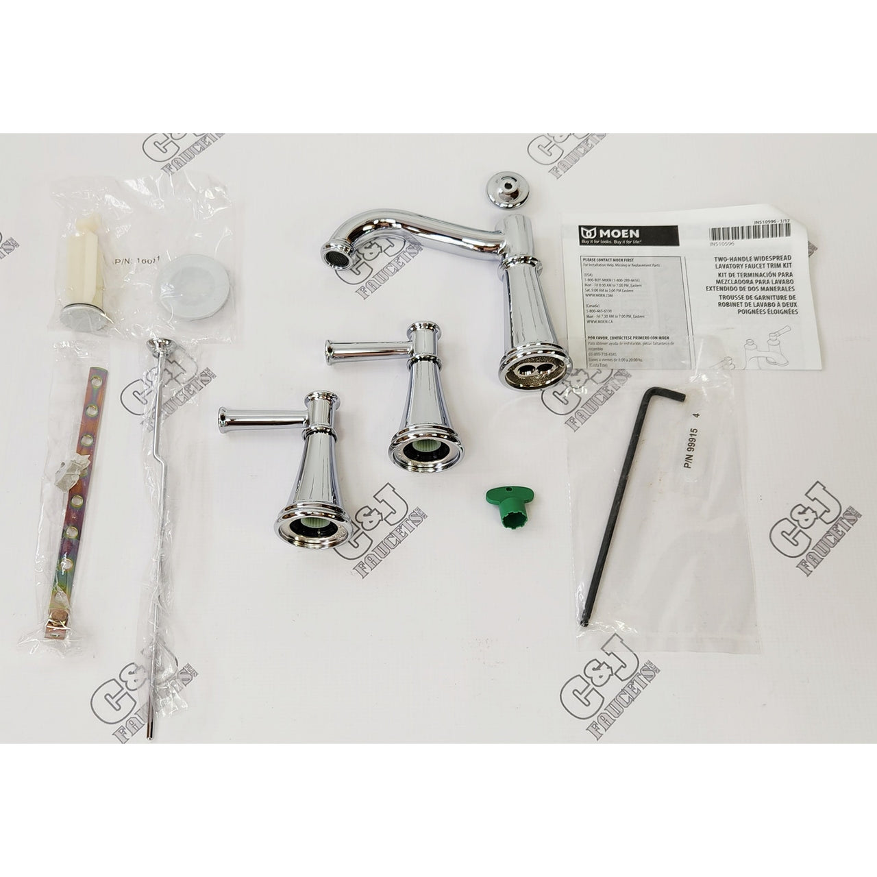 Moen T6405 Belfield 1.2 GPM Widespread Bathroom Faucet - Chrome