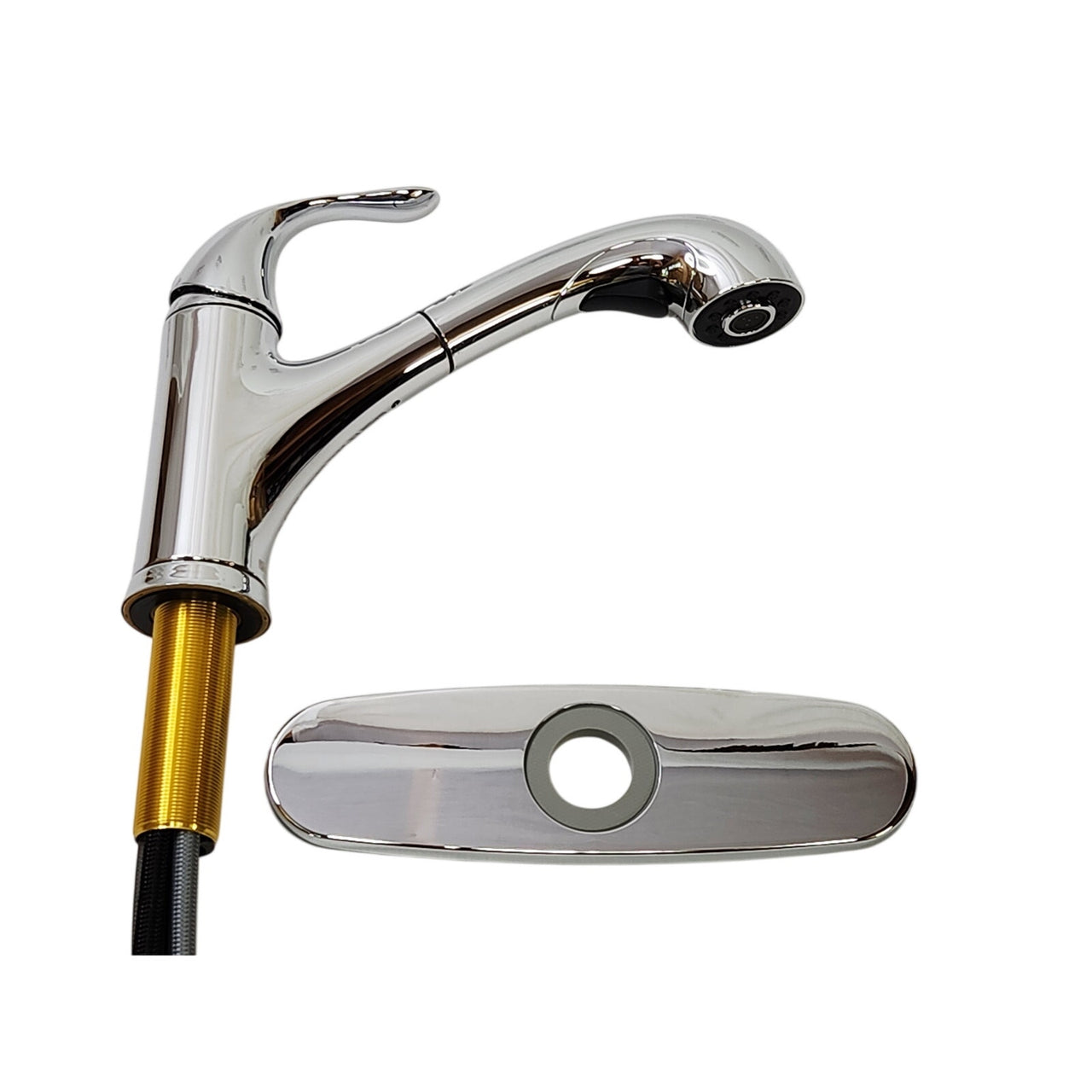 Glacier Bay 1008 028 111 Market Single-Handle Kitchen Faucet - Polished Chrome