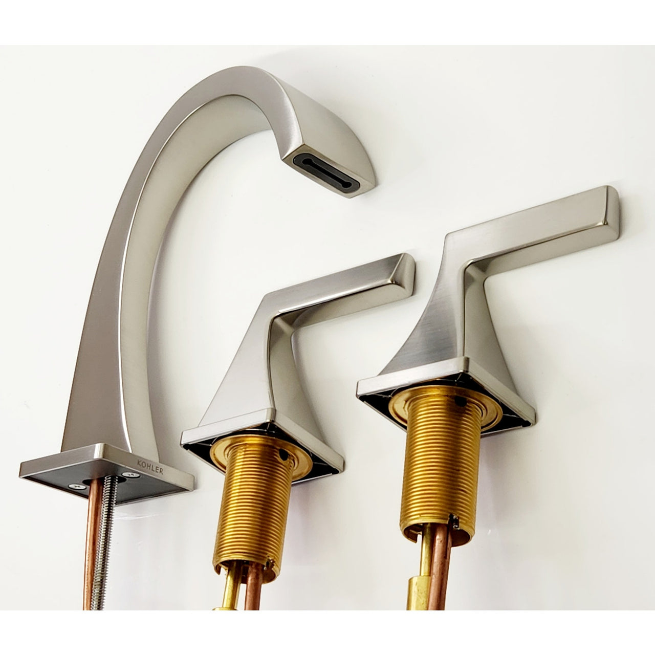 Kohler R78039-4D-BN Katun Widespread Bathroom Sink Faucet - Brushed Nickel