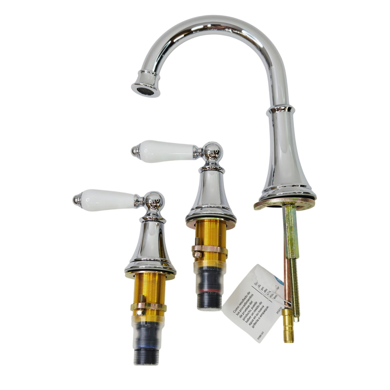 Pfister LF-049-COPC Courant 2-Handle Widespread Bathroom Faucet -Polished Chrome