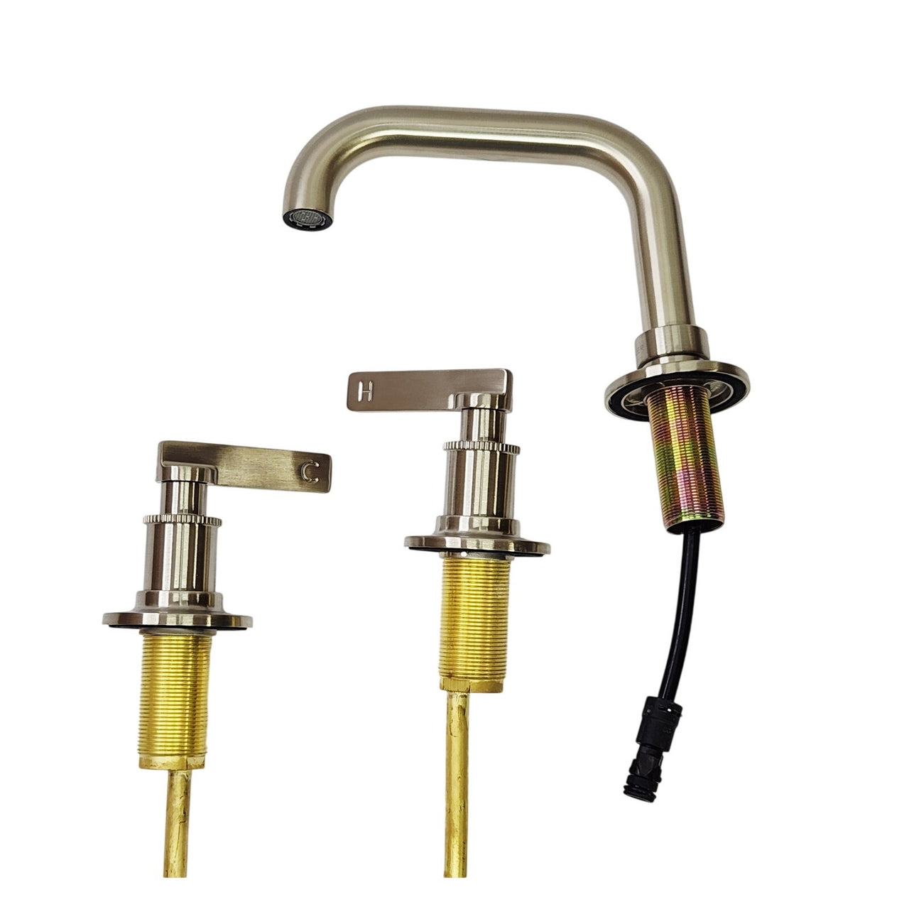 Kohler 35908-4-BN Castia Widespread Bathroom Faucet - Brushed Nickel READ5