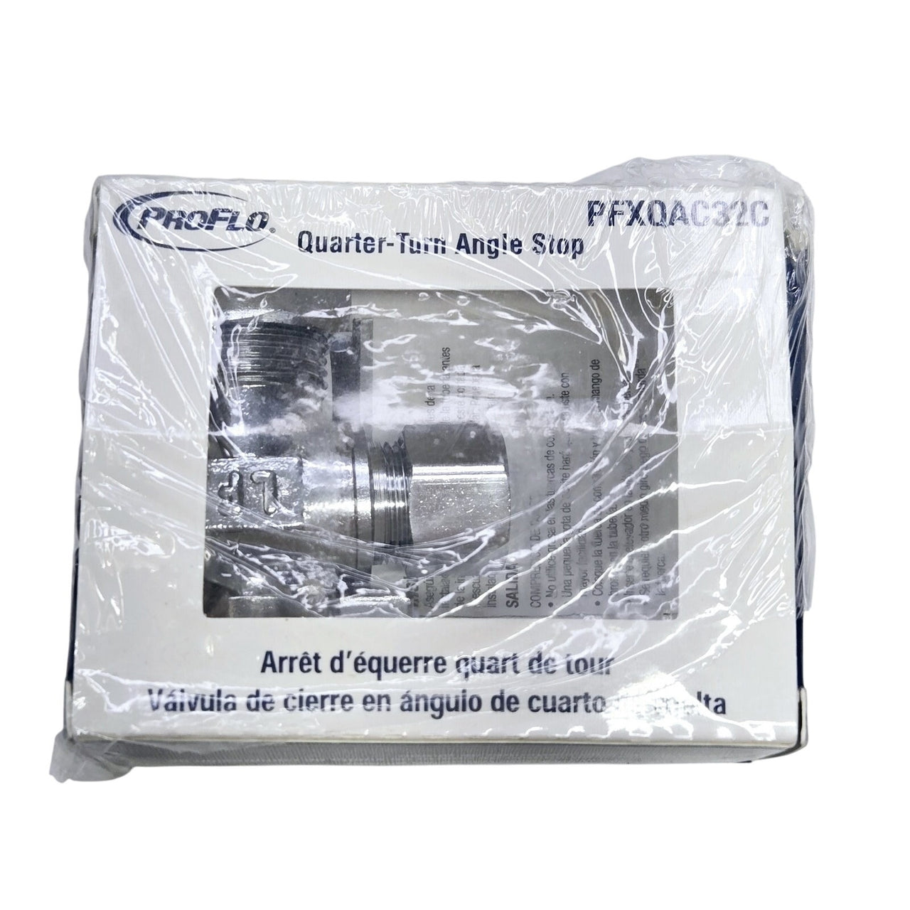 Proflo PFXQAC32C Low-Lead Compliant Quarter-Turn Angle Stop - Chrome