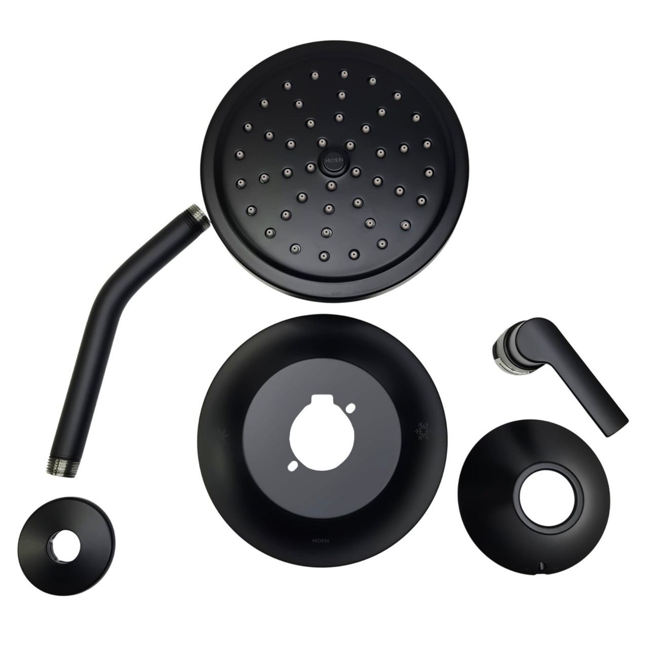 Moen TS2202BL Doux 2.5 GPM Shower Only Trim Package Less Valve - Matte Black