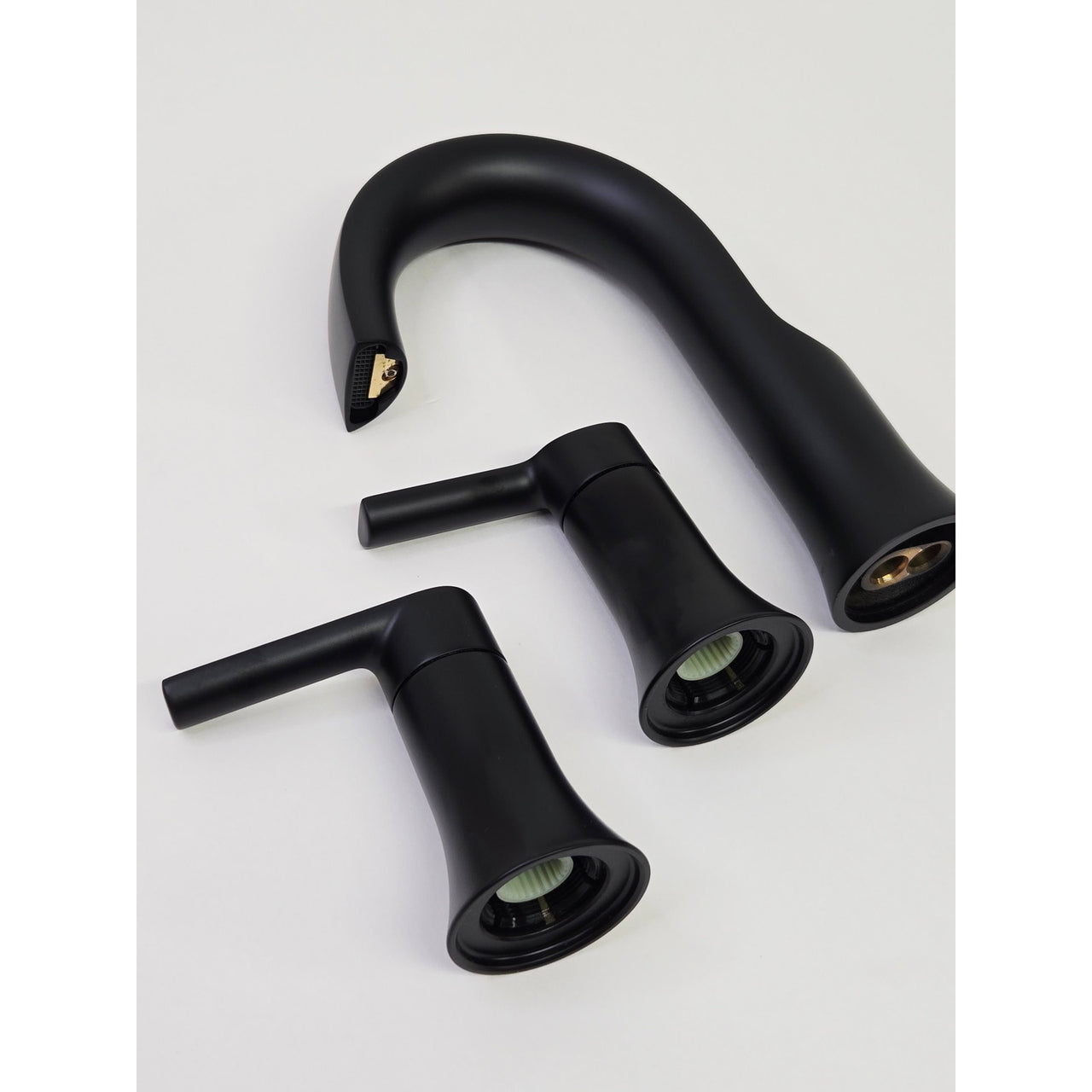 Moen TS6925BL Doux 1.2 GPM 2-Handle Widespread Bathroom Faucet - Matte Black