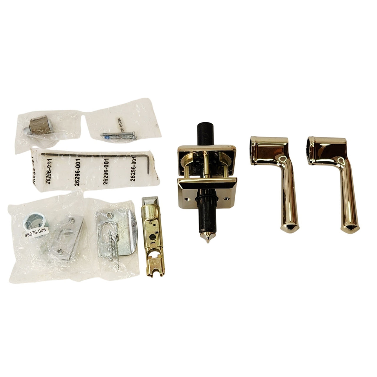 Baldwin ENFEDTSR055 Federal Single Cylinder Keyed Entry Lever - Polished Nickel