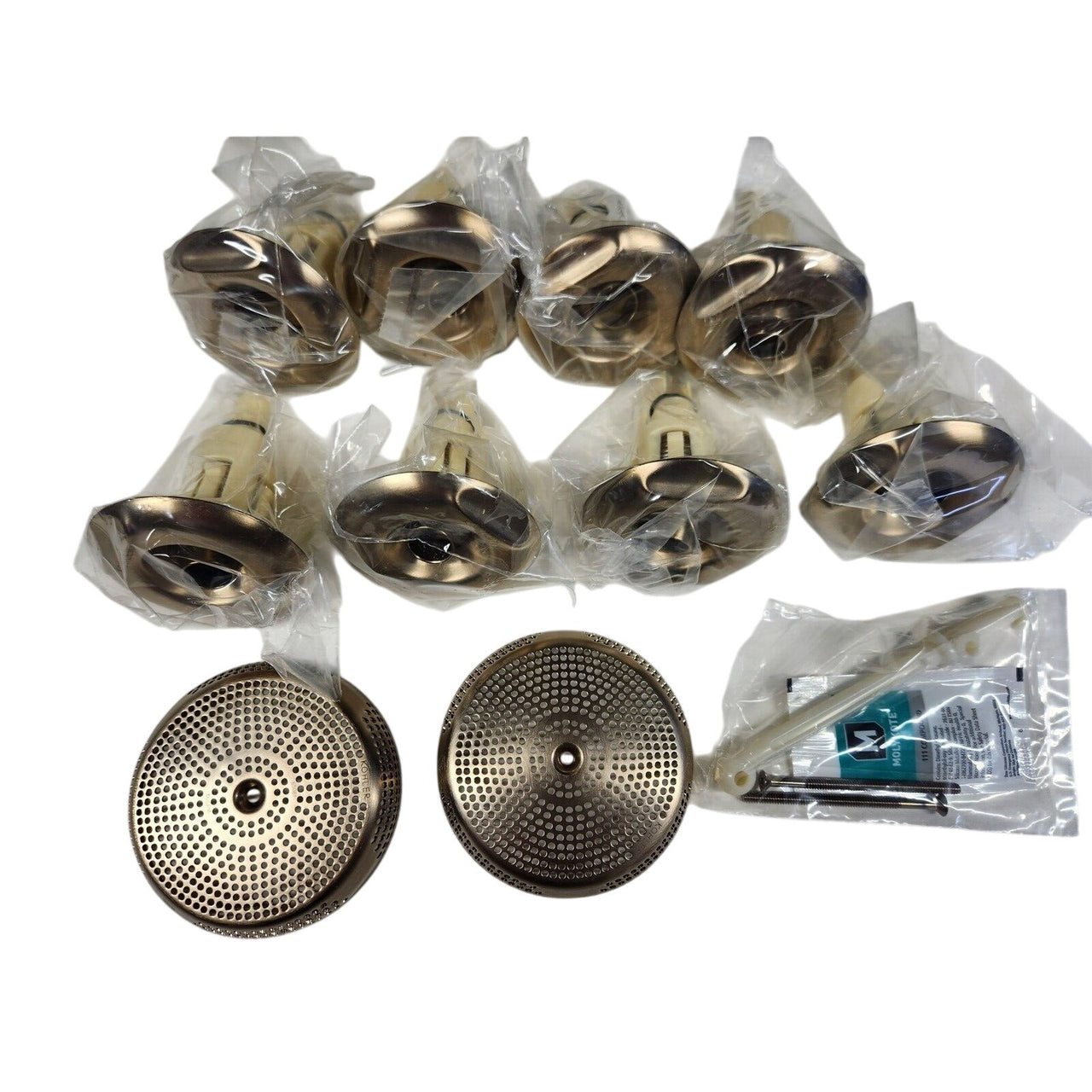 Kohler 9398-BV Flexjet Whirlpool Trim Kit With Eight Jets-Vibrant Brushed Bronze